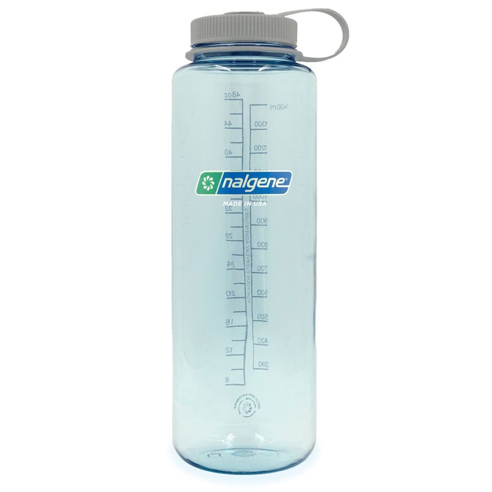 image 1 of Nalgene Wide Mouth 1.5L Silo Tritan Sustain Water Bottle - Sea Foam