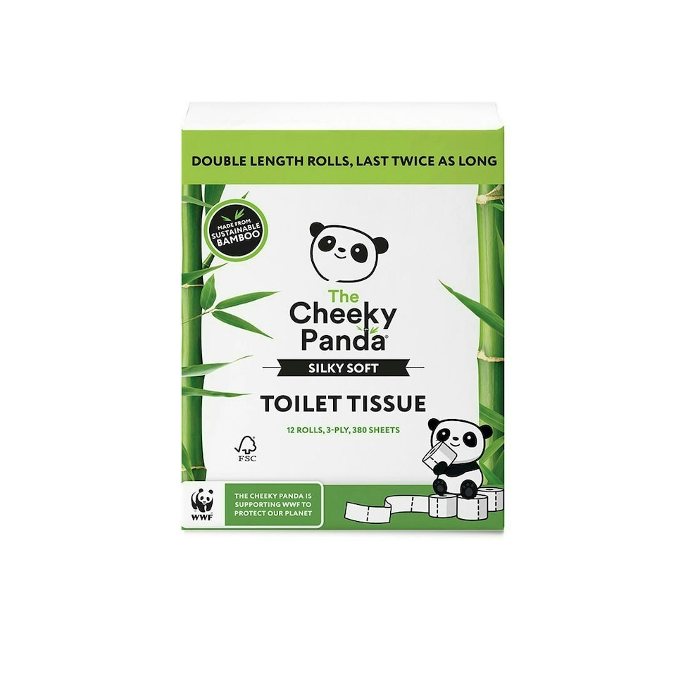 image 1 of Double-Length Bamboo Toilet Paper White | Size: 48 Rolls