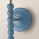 image 6 of ValueLights Bobbin Blue Wall Light with Pink Scallop Shade | Blue