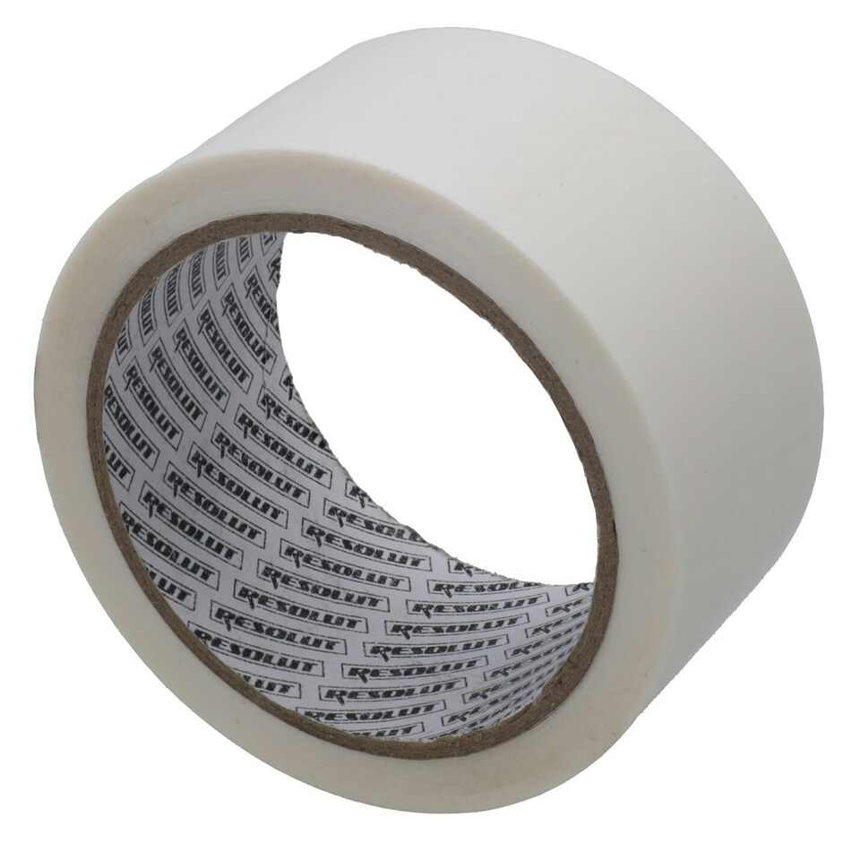 image 1 of White Parcel Packaging Tape 48mm x 68 Metres per Roll Sealing Heavy Duty 144 Rolls