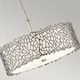 image 4 of Silver Coral 3 Light Ceiling Duo-Mount Pendant Classic Pewter, E27