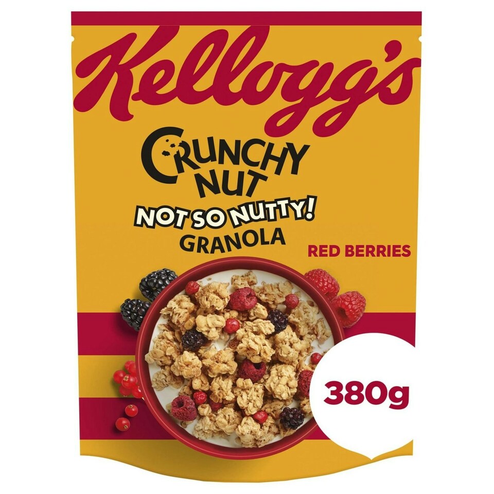 Kellogg's Crunchy Nut Not So Nutty Granola - Red Berry 380g x 6