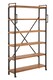 image 2 of Sturdy And Stable Constructed 6 Tier Shelf Unit, Industrial Design Shelf Unit, Versatile Modern Shelf Unit | Cream