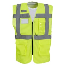 Yoko Unisex Adult Hi-Vis Vest - Yellow - XXL