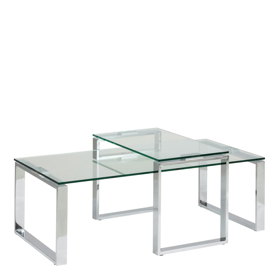 image 1 of Katrine Coffee Table Set with Glass Top