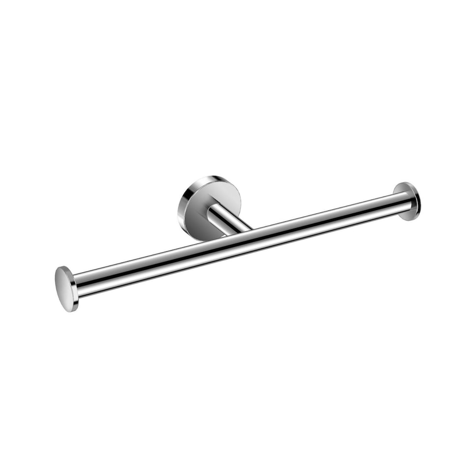 image 1 of Cosmic Wall Mounted Toilet Roll Holder with Durable Metal Chrome Finish 29 cm