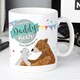 image 2 of Personalised Daddy Bear Bunting Mug White