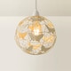 image 4 of ValueLights Modern Cream Butterfly Wire Frame Globe Ceiling Pendant Light Shade