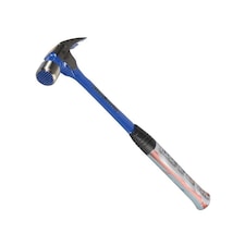 Vaughan Straight Claw Rip Hammer, Solid Steel - Multi Colour - 570g (20oz) Milled