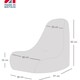 image 4 of rucomfy Indoor Or Outdoor Adults Water Resistant Beanbag Chair