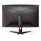 image 9 of AOC Gaming C32G2ZE - 32 Inch FHD Curved Monitor, 240Hz, 1 ms MPRT, VA AMD FreeSync Premium, Low Input Lag (1920x1080@ 240Hz, 300 cd/m², HDMI/DP) | Black | Black, Red | 69.8 cm