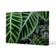 image 1 of yellow structure in exotic jungle setting (Canvas Print) 77 x 51 x 4cm