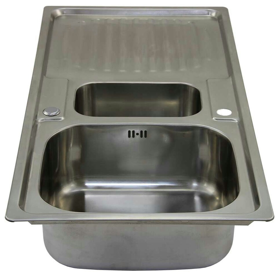 image 1 of Premium Stainless Steel Kitchen Sink & Confetti Tap Silver