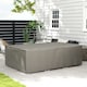 image 2 of Outsunny Garden Furniture Cover Outdoor Waterproof Rattan Set Rain Protection | Grey | Grey | 222L x 155W x 67H cm
