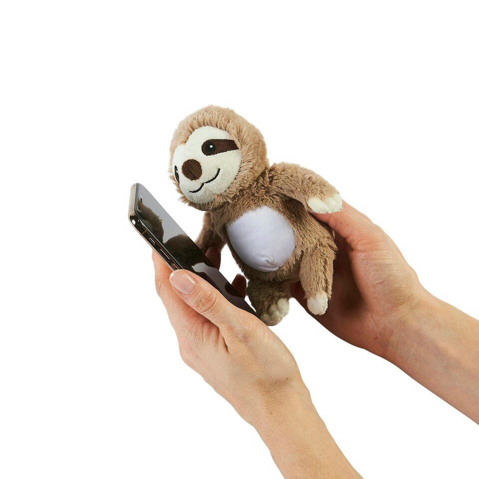 image 1 of Warmies Dusty Pups Sloth Screen Cleaner