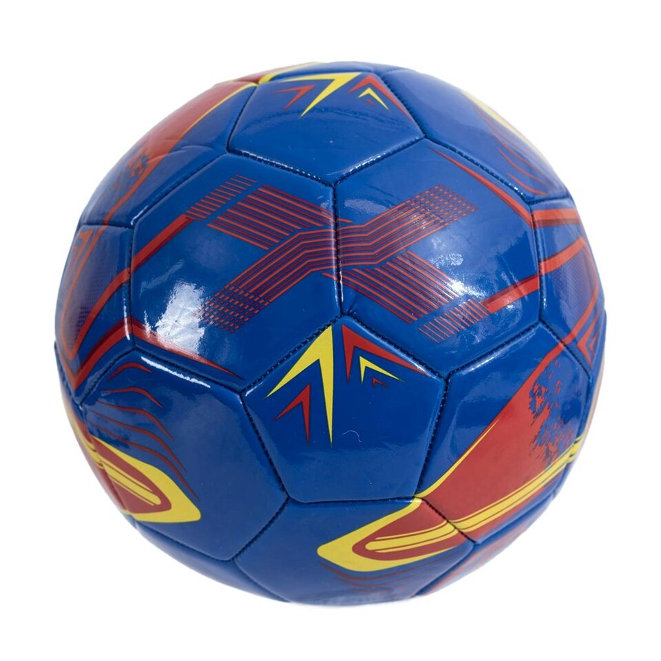 image 1 of FC Barcelona Turbine Print Training Ball - Blue/Garnet - One Size Blue
