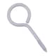 image 2 of Screw Eye Hooks Fasteners Picture Curtain Hanger 18mm Hook 60mm Length 30pc