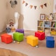 image 3 of COSTWAY 6-Piece Butterfly Stools Modular Soft Foam Seating Set-Multicolor