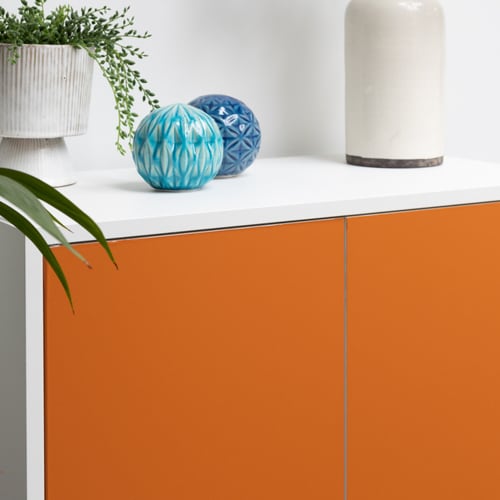 Sticky Back Plastic Matt Terracotta Plain Kitchen Self-adhesive Vinyl Wrap for Cupboards, Doors and Furniture 67.5cm x 5m - d-c-fix