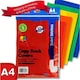image 3 of Pack of 5 A4 Pvc Assorted Colours Heavy Duty Copy Book Covers by Student Solutions