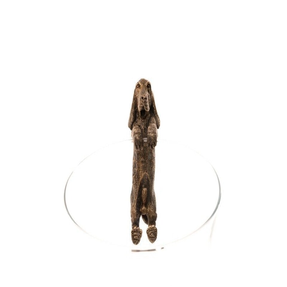image 1 of Basset Hound Plant Pot Hanger - L11 x W5.5 x H4.5 cm