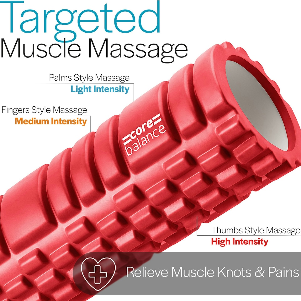 image 1 of Grid Foam Roller - Red