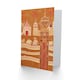 image 2 of Jaipur India Abstract Cityscape Elephant Festival Greeting Card