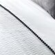 image 2 of Serene Pom Pom Duvet Cover Set Grey