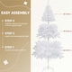 image 6 of Yaheetech 183cm Artificial Christmas Tree with Foldable Stand