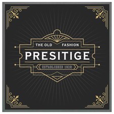 Art deco old fashioned prestige (Picutre Frame) Grey | S