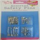 image 3 of 80 SAFETY PINS SILVER Assorted Sizes PACK Small Medium Large Sewing Crafts