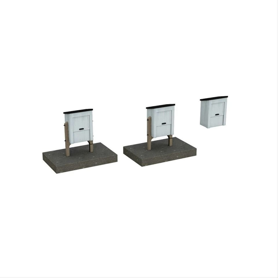 Bachmann Scenecraft Wooden Relay Boxes (Pre-Built)
