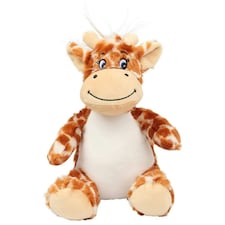Mumble Printme Mini Plush Toy - Giraffe Brown - One Size