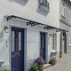 image 2 of Patio Cover Altair Door Awning Canopy 4500 Clear - Acrylic - L453.5 x W91.5 x H17.5 cm - Grey Grey