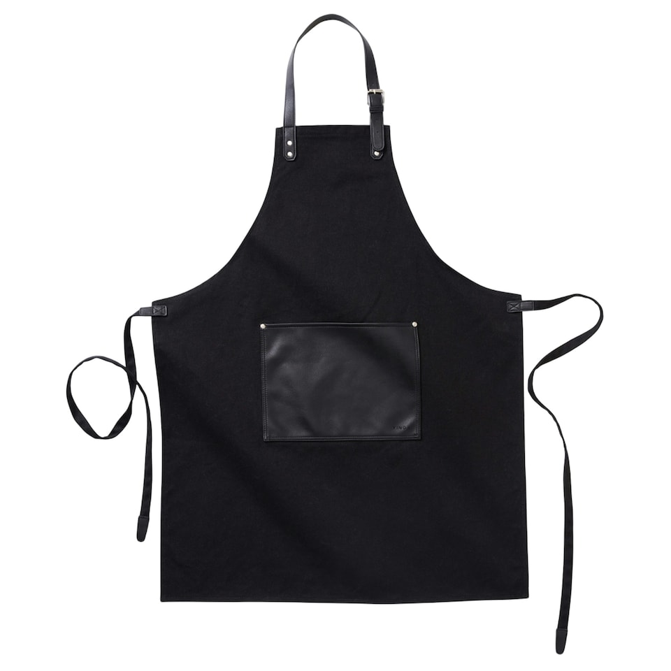 Vinga Casbas Plain Apron - Black - One Size Black