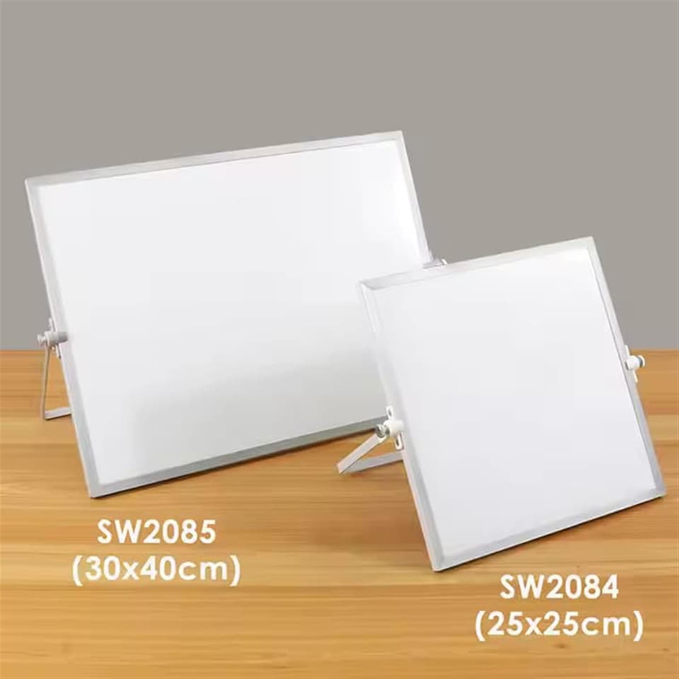 Desktop Magnetic White Board 25 x 25cm - Tesco Groceries