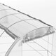 image 4 of Living and Home Outdoor Walk-in Tunnel Greenhouse with Steel Frame - White