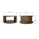 image 6 of Zadie Coffee Table | Brown | Walnut