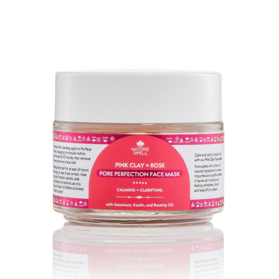 image 1 of Nature Spell Australian Pink Clay & Rose Pore Perfection Face Mask