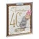 image 5 of Fantastic 40th Me to You Bear Luxury Boxed Birthday Card