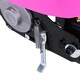 image 8 of HOMCOM Foldable Powered Scooter 120W w/ Adjustable Seat and Brake, Pink