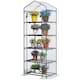 image 1 of Outsunny Mini Greenhouse Outdoor Flower Stand PVC Cover Portable
