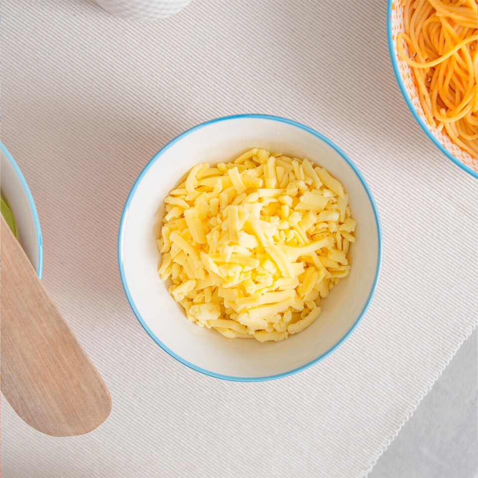 image 1 of Nicola Spring Hand-Printed Cereal Bowls - 16cm - Orange - Pack of 6 | Multi | Multi