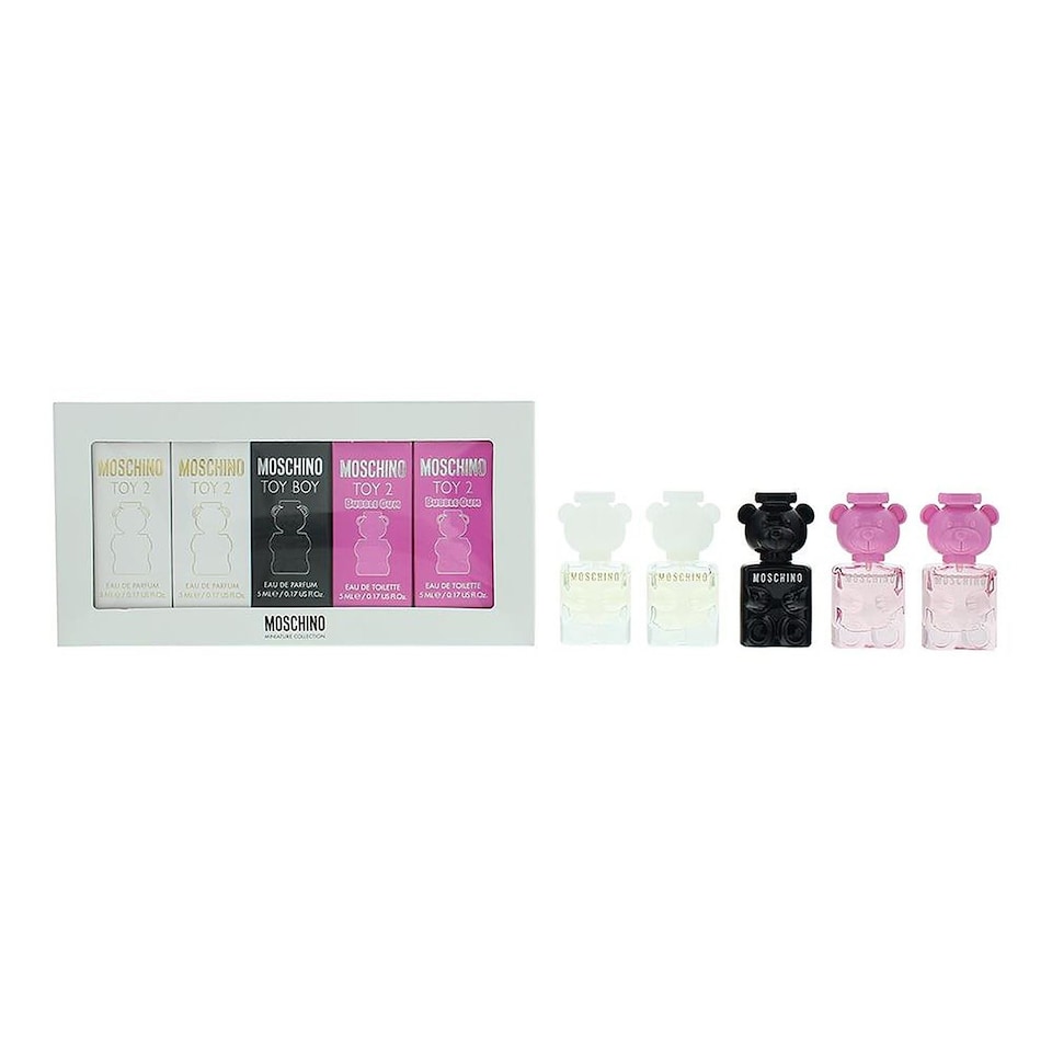 Moschino Miniature Collection Toy Unisex 5 Piece Gift Set 5ml