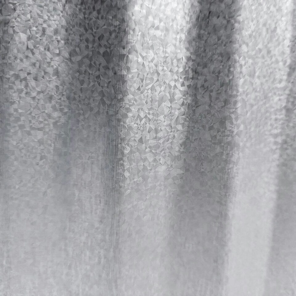 image 1 of Pack of 10 x 10m Galvanised Wavy Lawn Edging Rolls in Silver Silver
