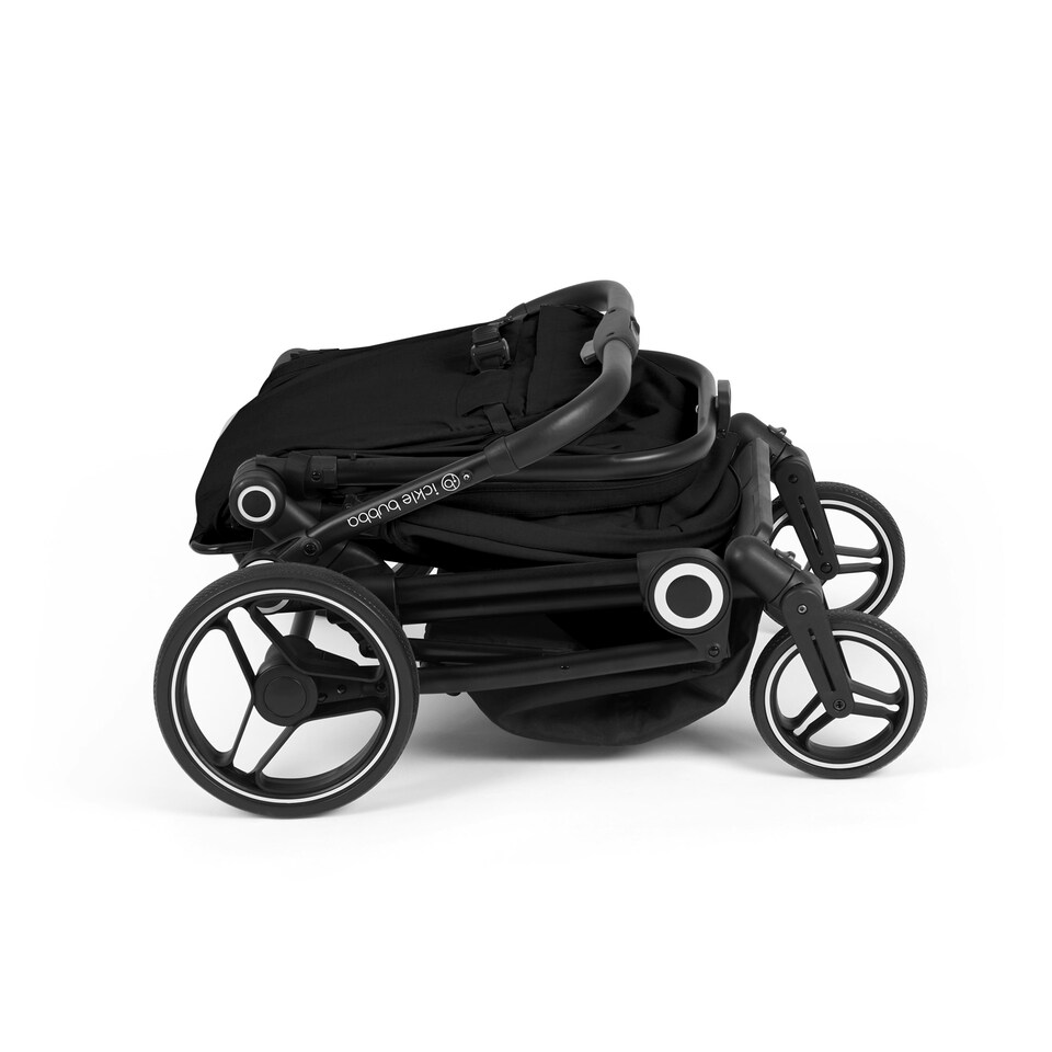 image 1 of Atom 3-in-1 Travel System & Astral Car Seat – Birth to 22kg, Compact, Lightweight and Convertible, Changing Bag, Rain Cover and Cup Holder (Black)