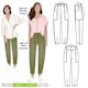 image 1 of Style Arc Victor Jean Paper Sewing Pattern – Women’s Trousers, UK Sizes 18–30, Intermediate