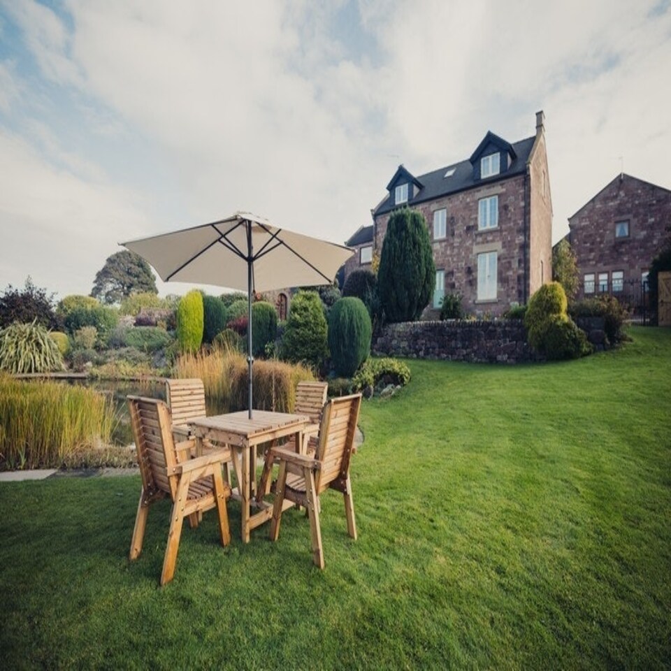 image 1 of Valley 4 Seater Square 4XC - Timber - L190 x W190 x H95 cm - Garden Furniture - Minimal Assembly Required