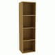 image 1 of 4-Tier Cube Shelving Unit Brown | Unit Colour: Beech