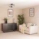 image 2 of ValueLights Infinity Black Swirl Integrated LED Ceiling Fan & Remote